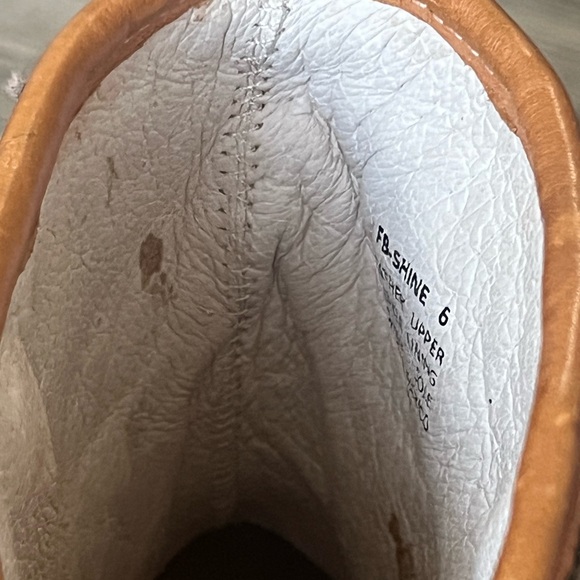 FREEBIRD By Steven Shine Ankle Brown Leather Boots size 6 - Picture 9 of 16